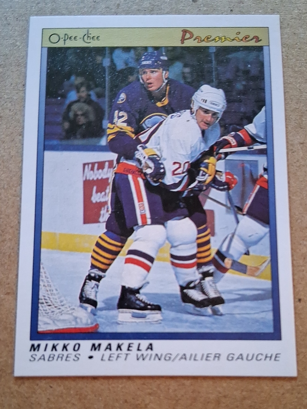 Premier Hockey Card - White/Blue Accent - Mikko Makela